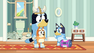 Vignette du programme télé Bluey (Deux baby-sitters) S2 (39/52)