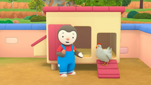 Vignette du programme télé T'choupi à la campagne (Bienvenue au gîte des surprises) S1 (1/52)