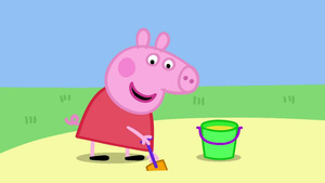 Vignette du programme télé Peppa Pig (Le bac à sable) S4 (34/52)