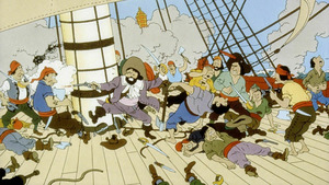 Vignette du programme télé Les aventures de Tintin (Le trésor de Rackham le Rouge) S1 (5/13)
