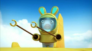 Vignette du programme télé Les lapins crétins : invasion (La revanche du lapin taupe) S4 (4/78)