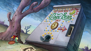 Vignette du programme télé Bob l'éponge (Plankton et le haricot magique) S13 (21/26)