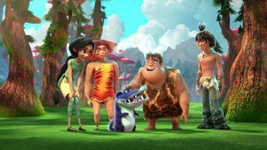 Vignette du programme télé Les Croods (Pré)histoires de famille (L'hwam des glaces) S5 (1/6)