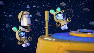 Vignette du programme télé Les lapins crétins : invasion (Crétins en péril) S4 (33/78)