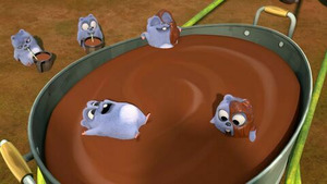Vignette du programme télé Grizzy et les lemmings (Arbre à tartiner) S4 (10/78)