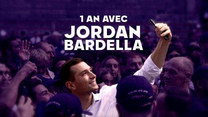 Vignette du programme télé Un an avec Jordan Bardella