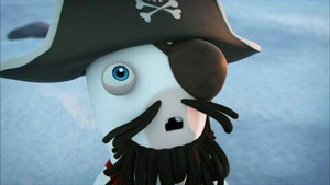 Vignette du programme télé Les lapins crétins : invasion (Piraterie crétine) S4 (28/78)