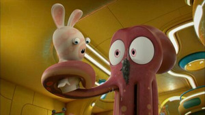 Vignette du programme télé Les lapins crétins : invasion (Passager crétin) S4 (34/78)