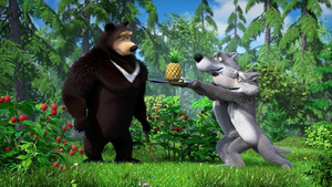 Vignette du programme télé Masha et Michka (L'ananas de la discorde) S6 (n°19)