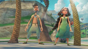 Vignette du programme télé Les Croods (Pré)histoires de famille (Enfin seuls... ou presque) S1 (2/2)