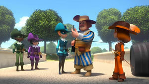 Vignette du programme télé Les 3 Mousquetaires (Le défi) S1 (n°10)