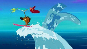 Vignette du programme télé Zig & Sharko (Surf sous les tropiques) S2 (12/78)