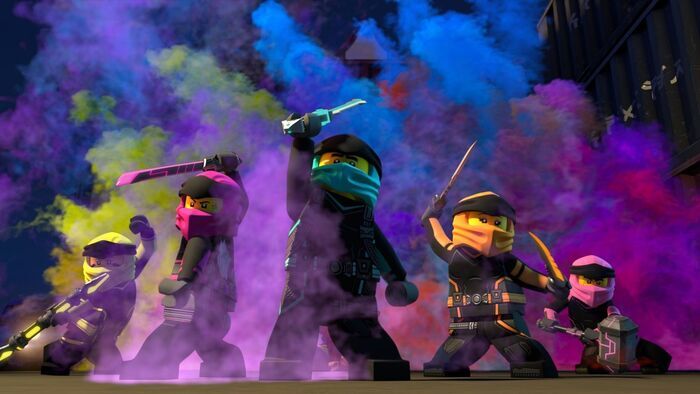 Vignette du programme télé Ninjago, le soulèvement des dragons