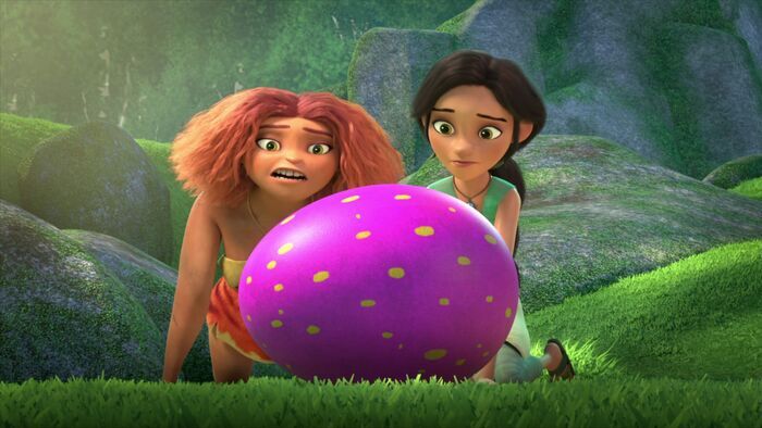 Vignette du programme télé Les Croods (Pré)histoires de famille