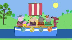Vignette du programme télé Peppa Pig (La journée Viking) S6 (32/52)