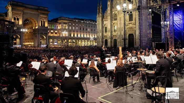 Vignette du programme télé Concerto per Milano 2025 : Riccardo Chailly, Emmanuel Tjeknavorian, Orchestra Filarmonica della Scala