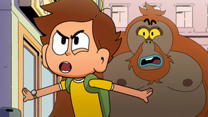 Vignette du programme télé Oscar & Malika, toujours en retard (Le singe savant) S1 (37/52)