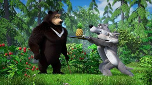 Vignette du programme télé Masha et Michka (L'ananas de la discorde) S6 (n°19)