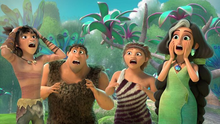 Vignette du programme télé Les Croods (Pré)histoires de famille