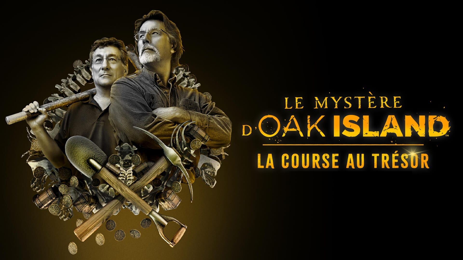 Vignette du programme télé Le mystère d'Oak Island : la course au trésor