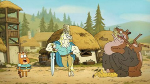 Vignette du programme télé La quête héroïque du valeureux Prince Ivandoe (Le Prince et l'étalon qui s'y croit) S3 (4/8)