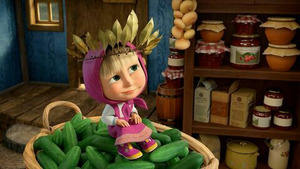 Vignette du programme télé Masha et Michka (La princesse et la bête) S7 (n°5)