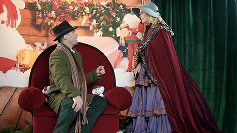 Vignette du programme télé Coup de foudre au village de Noël