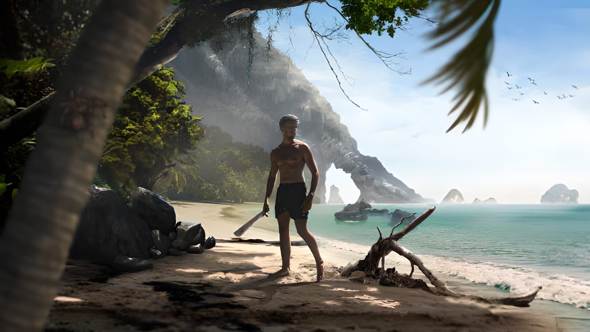 Vignette du programme télé Inoxtag : 7 jours pour survivre seul sur une île déserte