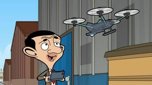 Vignette du programme télé Mr Bean *2002 (Un drone à la rescousse) S4 (16/52)