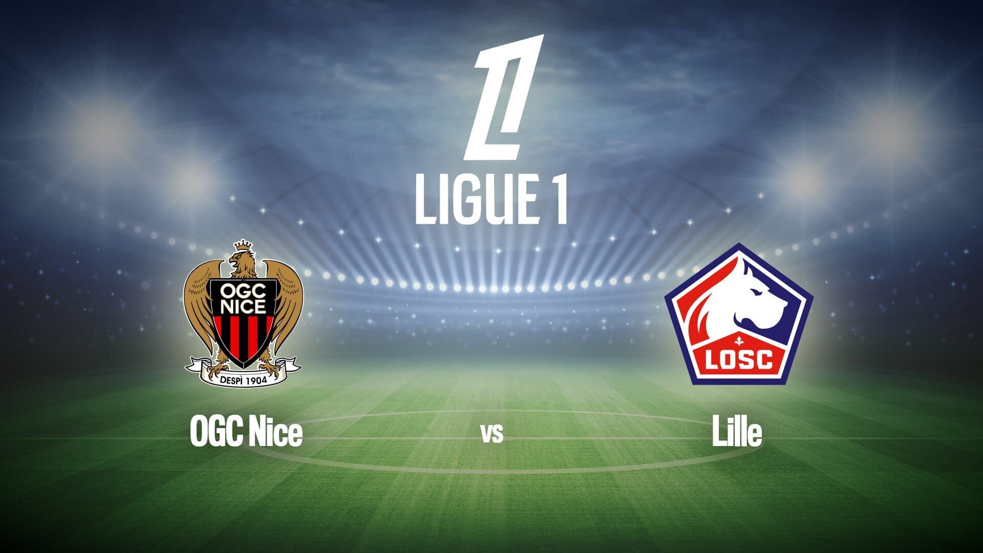 Vignette du programme télé Football : Ligue 1 McDonald's | Nice / Lille