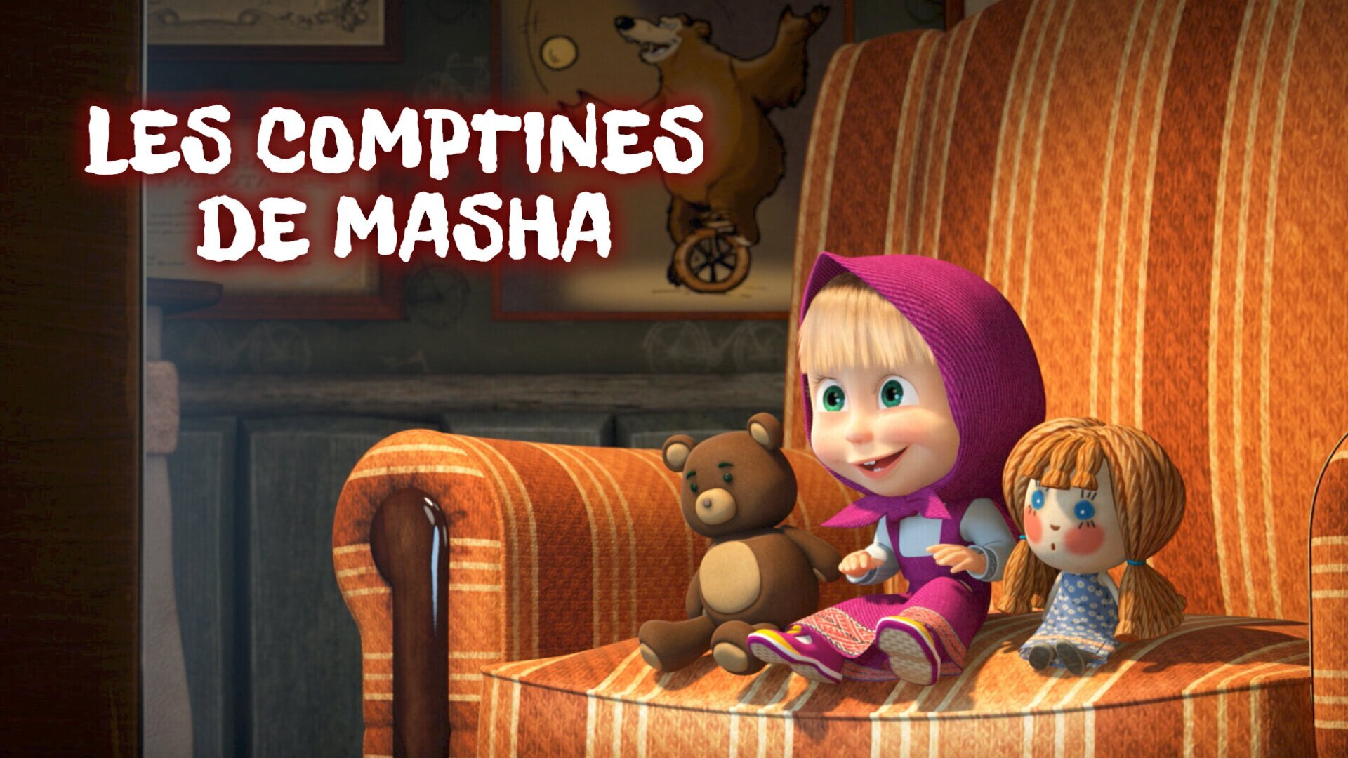 Vignette du programme télé Les comptines de Masha