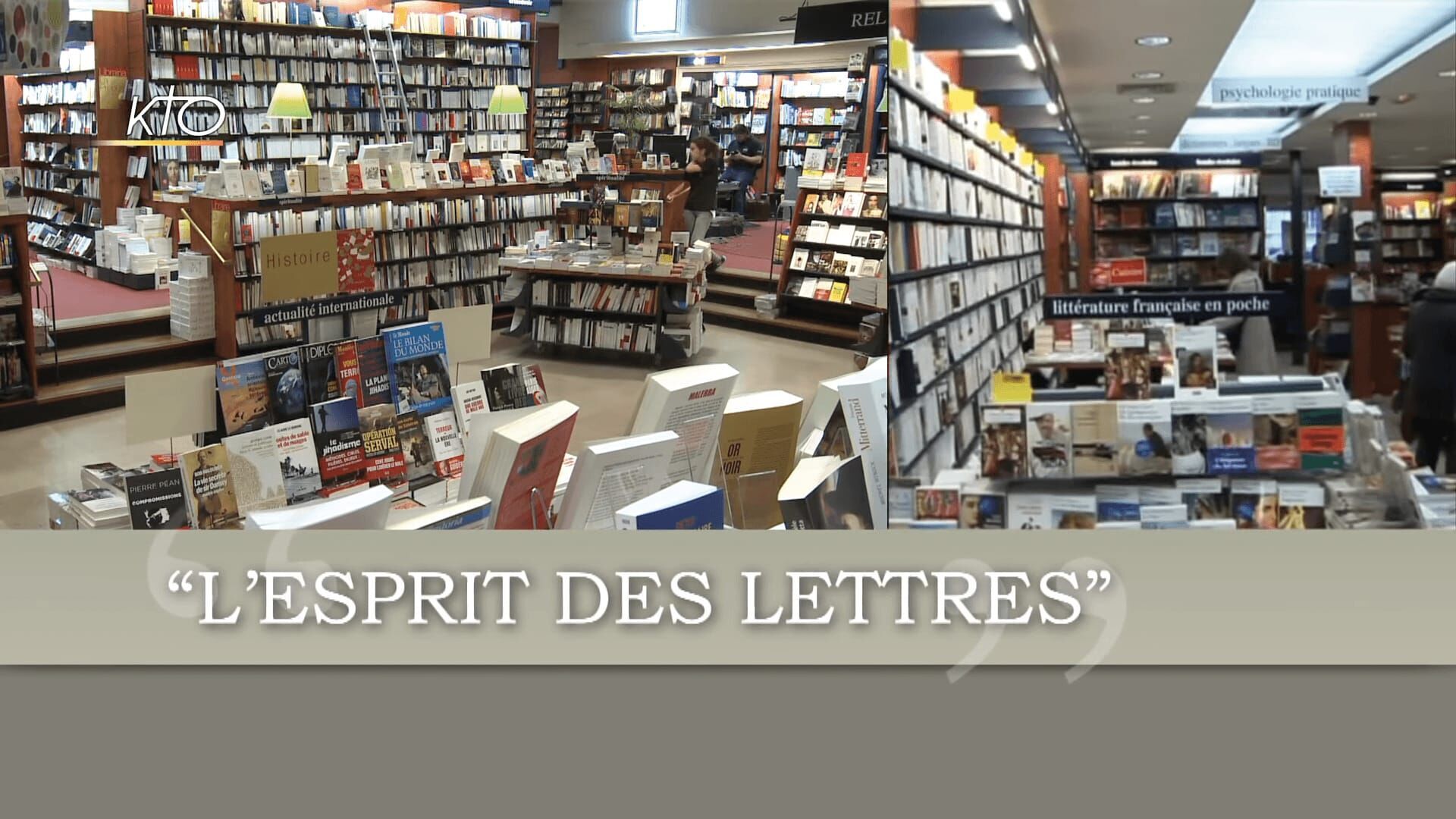 Vignette du programme télé L'esprit des lettres