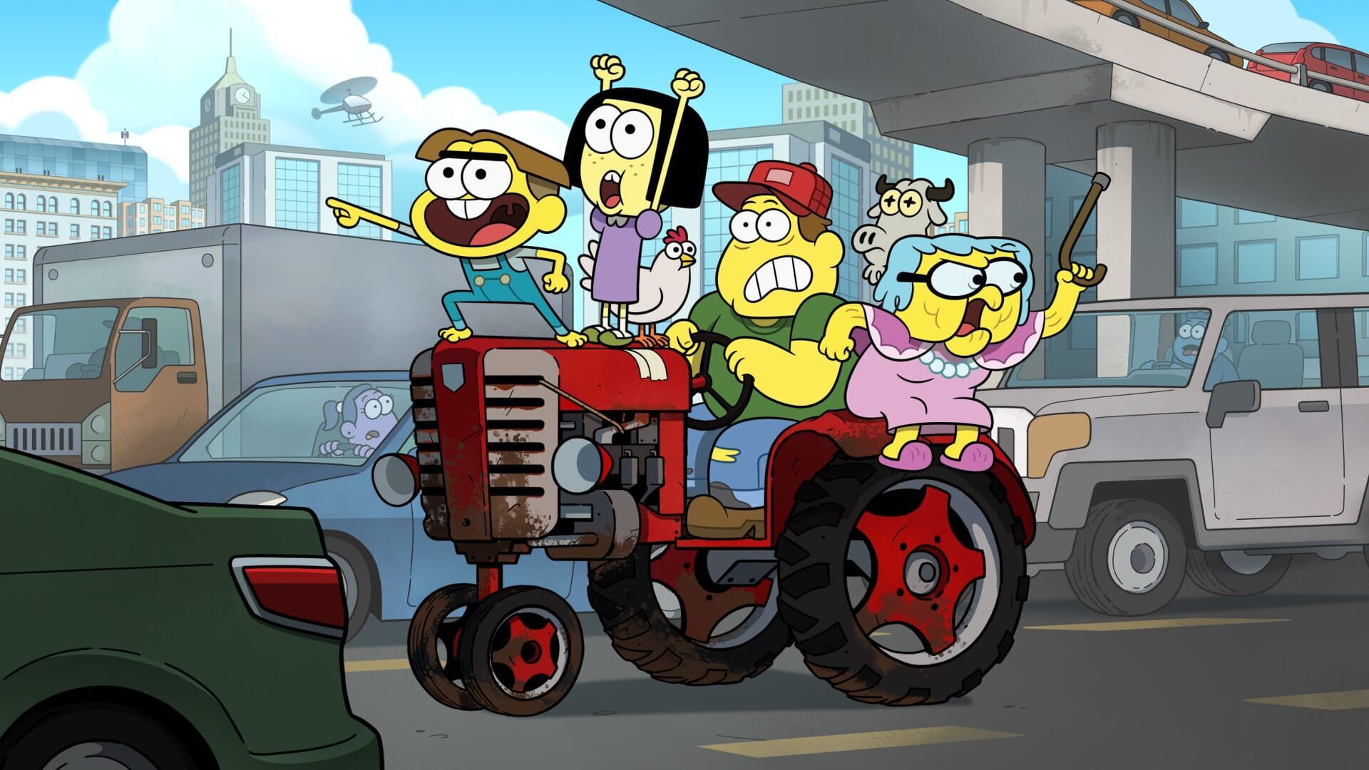 Vignette du programme télé Les Green à Big City