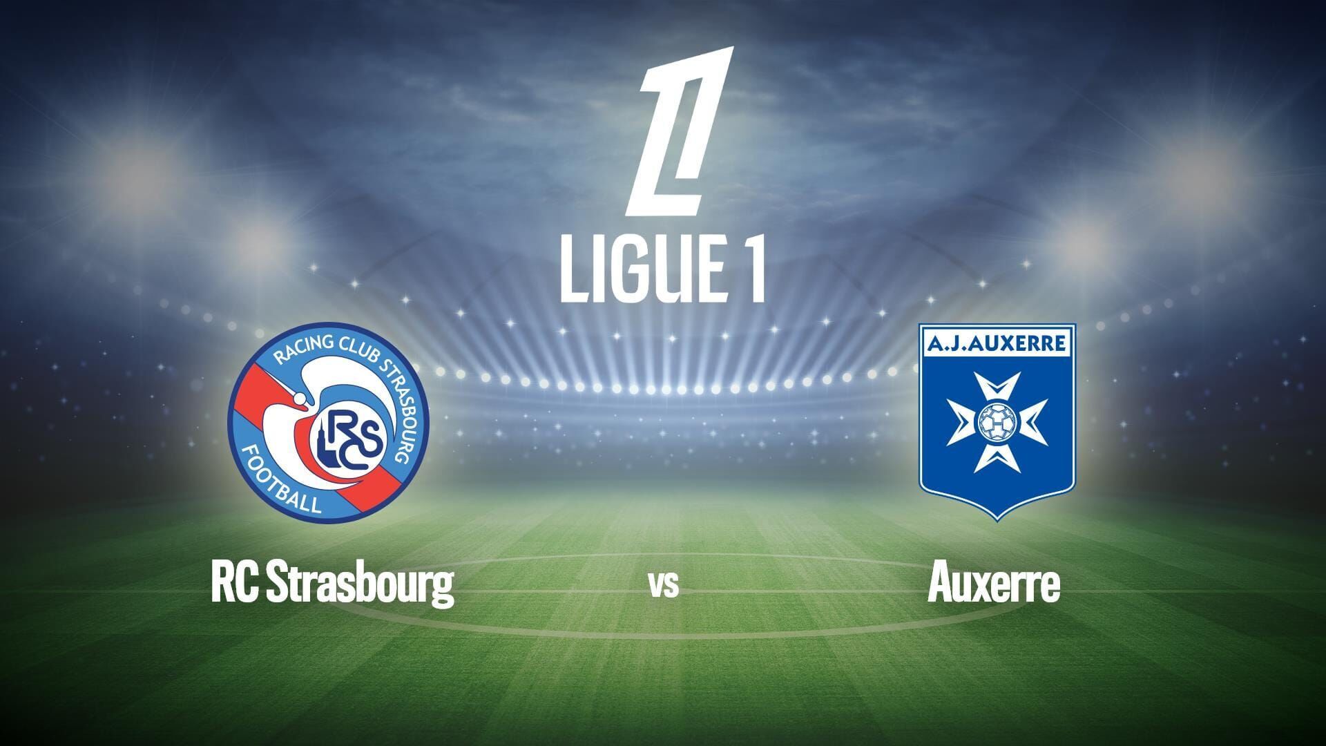 Vignette du programme télé Football : Ligue 1 McDonald's | Strasbourg / Auxerre