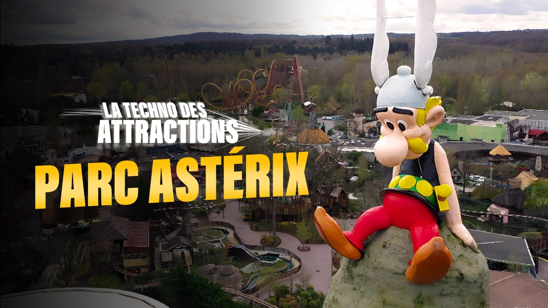 Vignette du programme télé Parc Astérix : la techno des attractions