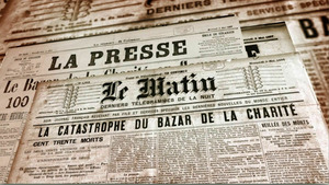 Vignette du programme télé La tragique histoire de l'incendie du Bazar de la Charité