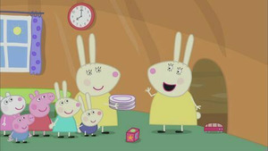 Vignette du programme télé Peppa Pig (Le jour de repos de mademoiselle Rabbit) S3 (37/52)