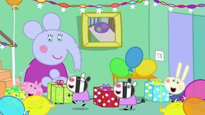 Vignette du programme télé Peppa Pig (L'anniversaire d'Edmond l'éléphant) S3 (51/52)