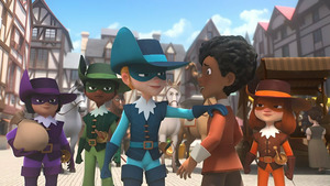 Vignette du programme télé Les 3 Mousquetaires (Henni soit qui mal y pense) S1 (8/26)