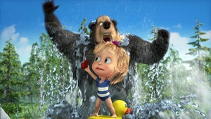 Vignette du programme télé Masha et Michka (Baignade interdite) S5 (23/26)