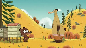 Vignette du programme télé Pompon Ours (La récolte du miel) S2 (31/39)