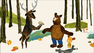 Vignette du programme télé Les ours gourmands (Le chant des cerfs) S1 (n°25)
