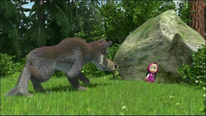 Vignette du programme télé Masha et Michka (Masha et le loup) S1 (9/26)