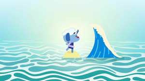 Vignette du programme télé Les Moodz (Chocotte a peur de se baigner) S1 (6/52)