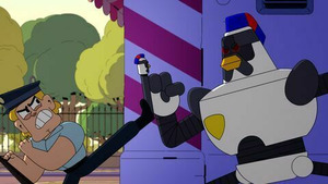 Vignette du programme télé Oscar & Malika, toujours en retard (L'agent poulet) S2 (26/52)