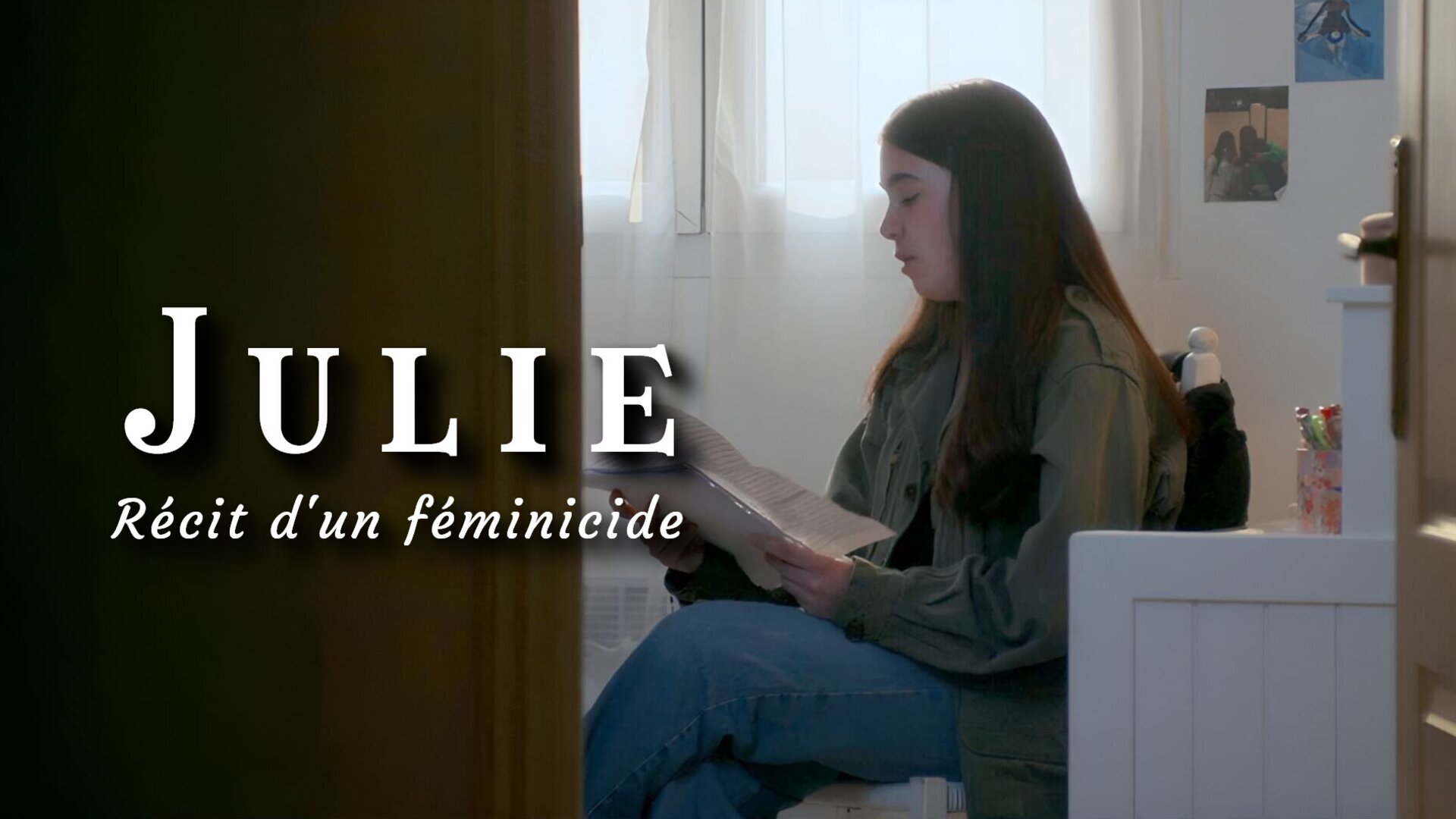 Vignette du programme télé Julie, récit d'un féminicide