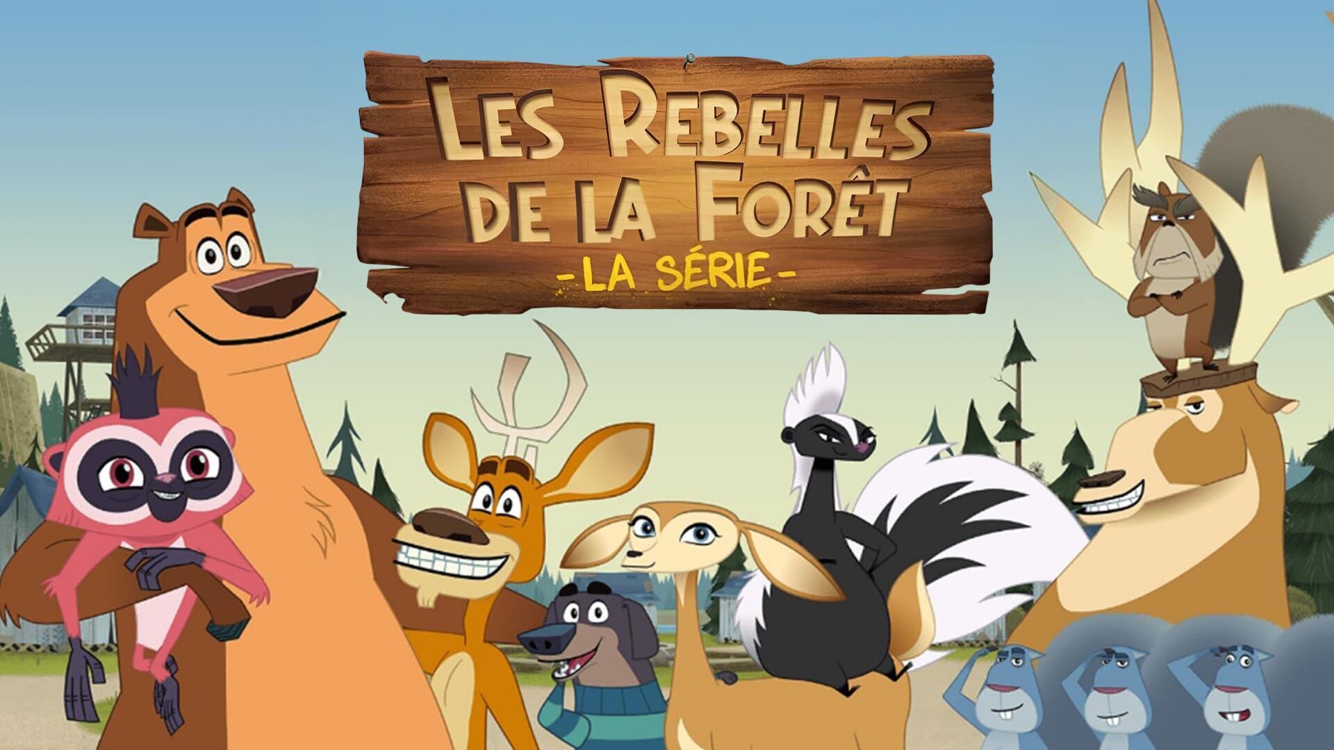 Vignette du programme télé Les rebelles de la forêt, la série