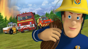 Vignette du programme télé Sam le pompier (Dinosaures, attention danger) S8 (15/26)