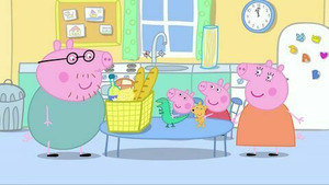 Vignette du programme télé Peppa Pig (Le jour de sortie de Teddy) S2 (4/52)