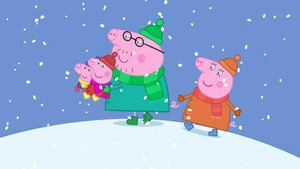Vignette du programme télé Peppa Pig (Une journée froide en hiver) S2 (52/52)